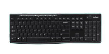 Teclado Inalambrico Logitech Black  K270 920-004426 (150331)