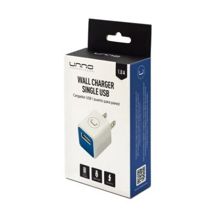 CARGADOR UNNO DE PARED UN USB 1A PW5051WT (300778)