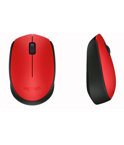 MOUSE LOGITECH (M170) OPTICO WIRELESS ROJO/NEGRO 910-004941 (170155)