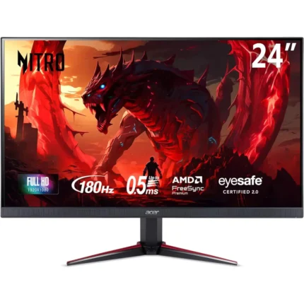 Monitor Acer Gaming Nitro VG240Y  23.8" Full HD 180HzAMD FreeSync 250 Nite IPS LED Display Port-Hdmi (141684)