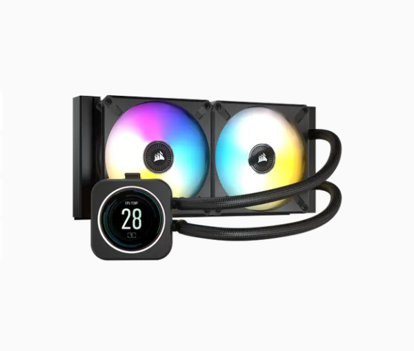 ENFRIAMIENTO LIQUIDO RGB CORSAIR ICUE H100I ELITE LCD AIO 240MM CW-9060061-WW