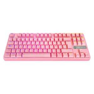 TECLADO GAMING RGB EAGLE WARRIOR KGY282U0001C TKL MECÁNICO ALÁMBRICO ESPAÑOL ROSADO