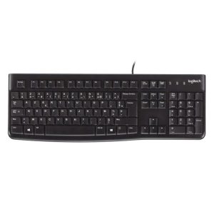 TECLADO LOGITECH K120 CORDED ALÁMBRICO USB INGLÉS 920-002478 NEGRO