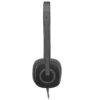 HEADSET LOGITECH H151 STEREO ALÁMBRICO 3.5 981-000587 NEGRO - miniatura 2