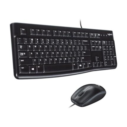 TECLADO/MOUSE USB LOGITECH CORDED MK120 920-002565 BLACK  (150329)