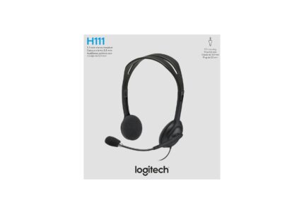 Headset Logitech Stereo 32 Ohms 100dpi  H111 981-000612 (200388)