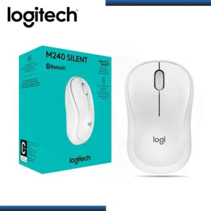 MOUSE LOGITECH M240 SILENT BLUETOOH WHITE 910-007116 (170169)