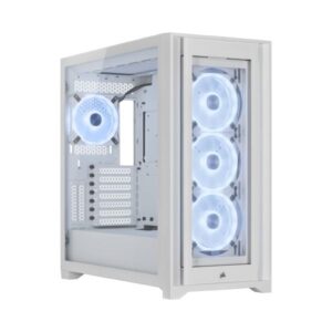 CASE GAMING RGB CORSAIR ICUE 5000X QL EDITION MID TOWER 4 VENTILADORES CON VIDRIO LATERAL Y FRONTAL CC-9011233-WW