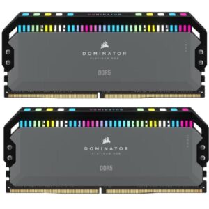 MEMORIA RAM PC 32GB(2X16GB) CORSAIR DOMINATOR RGB DDR5 5200MHZ CL40 1.25V CMT32GX5M2B5200Z40