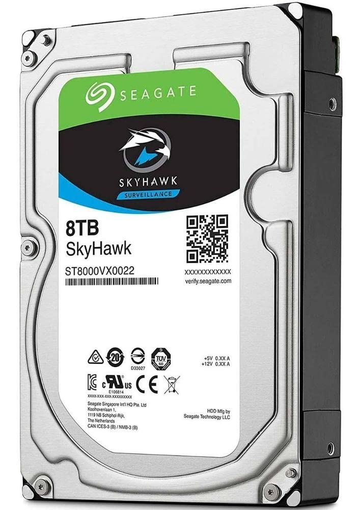 DISCO DURO SEAGATE SkyHawk Surveillance 8TB SATA 256MB 3.5in 7200RPM (100100)