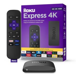 ROKU EXPRESS 4K+ HDR10/10+,HLG, 4K ,1080P,720p UP TO 60fps. quad-core.802.11ac dual band WIFI  3941R2 (300075)