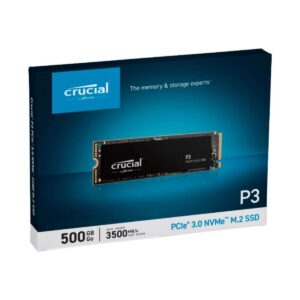 DISCO ESTADO SOLIDO CRUCIAL P3 500GB 3D NAND NVME PCIE M.2 CT500P3SSD8 (100141)