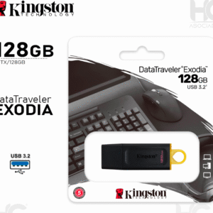 MEMORIA USB 128GB 3.2 KINGSTON GEN 1 EXODIA BLACK/YELLOW    DTX/128GB