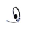 HEADSET GENIUS HS-02B ALÁMBRICO 3.5MM 31710037100 NEGRO / AZUL - miniatura 1