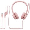 HEADSET LOGITECH H390 ALÁMBRICO USB 981-001280 ROSADO - miniatura 2
