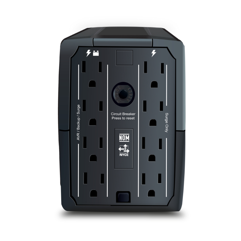 UPS CDP 500VA R-UPR 508  500VA/250WATTS   8 TOMAS 110 (154111) - Imagen 2
