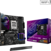 TARJETA MADRE ASROCK B850M RIPTIDE WIFI AM5 MICRO-ATX DDR5 NEGRO - miniatura 2