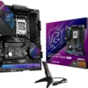 TARJETA MADRE ASROCK X870 RIPTIDE WIFI AM5 ATX DDR5 NEGRO/MORADO - miniatura 1