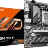 TARJETA MADRE GIGABYTE  B850M D3HP AM5 MICRO-ATX DDR5 NEGRO / BLANCO - miniatura 2