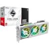 TARJETA DE VIDEO ASROCK RX9060XT SL 8GO AMD RADEON RX 9060 XT STEEL LEGEND 8GB OC GDDR6  2780 MHZ  VG-9060XT SL 8GO BLANCO
