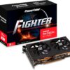 TARJETA DE VIDEO POWERCOLOR FIGHTER AMD RADEON RX 7600 8GB GDDR6 2250 MHZ RX 7600 8G-F/V2 NEGRO
