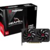 TARJETA DE VIDEO POWERCOLOR REAPER AMD RADEON RX 9060 XT 16GB GDDR6 2620 MHZ RX9060XT 16G-A NEGRO