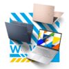 LAPTOP ASUS VIVOBOOK 15.6" I5-1334U 8GB 512GB SSD WIN 11 INGLES F1504VA-WS51 PLATEADO - miniatura 1