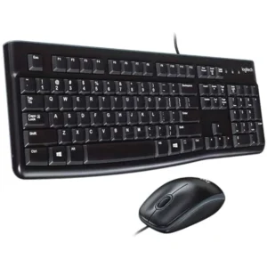 TECLADO/MOUSE USB LOGITECH CORDED MK120 920-002565 BLACK EN INGLÉS (150329)
