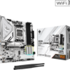 TARJETA MADRE ASROCK B850M STEEL LEGEND WIFI AM5 MICRO ATX DDR5 MB-B850MSLWIFI BLANCO - miniatura 2