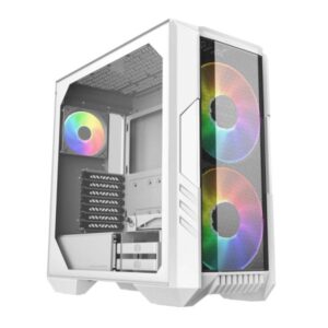 CASE GAMING RGB COOLER MASTER HAF 500 MID TOWER 2 VENTILADORES DE 200MM Y 2 DE 120MM CON VIDRIO LATERAL Y MALLA FRONTAL H500-WGNN-S00