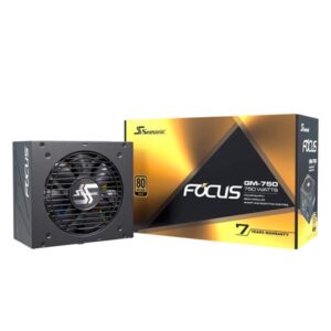 FUENTE DE PODER SEASONIC G12 GM 750 750W 80 PLUS GOLD SEMI-MODULAR G12GM-750 A751GMFH