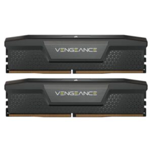 MEMORIA RAM PC 16GB (2×8GB) CORSAIR CMK16GX5M2B5200C40 DDR5 5200 MHZ CL40 1.25 V VENGEANCE, XMP 3.0 NEGRO DIMM 288 PINES