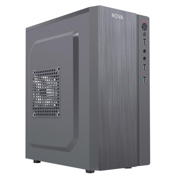 CASE NOVA CM05KTRA006C MINI TOWER SIN VENTILACIÓN INCLUIDA CON PANEL LATERAL Y CON FUENTE DE PODER PE600RNF013C