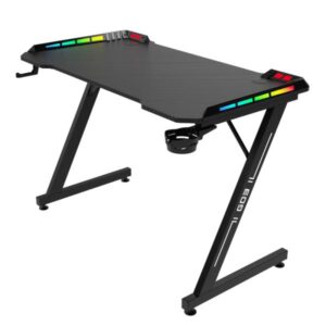 ESCRITORIO GAMING AEROCOOL GD3 RGB ACERO CON POSAVASOS  Y SOPORTE PARA HEADSET TEGD-4033011.11