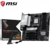 TARJETA MADRE MSI PRO B850M-P WIFI AM5 MICRO ATX DDR5 WIFI 7 / 5G LAN 911-7E71-001 NEGRO / BLANCO - miniatura 2