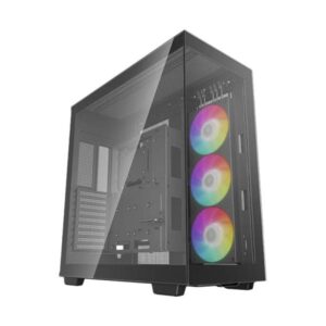 CASE GAMING RGB DEEPCOOL CH780 FULL TOWER VENTILADOR 1 DE 120MM CON VIDRIO LATERAL Y FRONTAL  R-CH780-BKADE41-A1