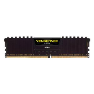MEMORIA RAM PC 16GB CORSAIR CMK16GX4M1E3200C16 DDR4 3200 MHZ CL16 1.35 V LPX, DISIPADOR ALUMINIO, XMP 2.0 DIMM 288 PINES