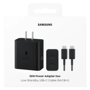 ADAPTADOR DE CORRIENTE CELULAR  SAMSUNG  50W USB-C 2PD DUO 5A/1.8M (300486)