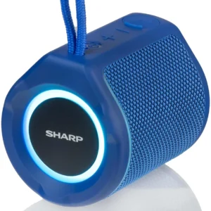 Speaker Sharp Waterproof Portable Blue LED Light BT (GX-BT190BL) (151046)