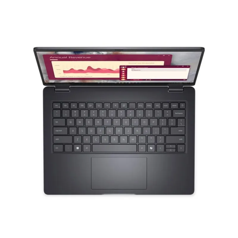 Pantalla Full HD de 14 pulgadas de la Dell Pro 14 PC14250 con colores claros y calidad profesional