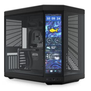 CASE HYTE Y70 TOUCH INFINITE MID TOWER SIN VENTILACIÓN INCLUIDA CON PANTALLA TÁCTIL 14.9" GEN 3 CS-HYTE-Y70TTI-BB