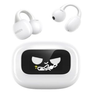 AUDIFONO UGREEN WS208 CLIPBUDS MAGIC TRUE INALÁMBRICO BLUETOOTH PANTALLA TÁCTIL 55136