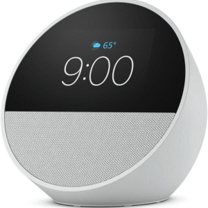 Parlante Amazon Echo Spot 2024 Smart Alarm Clock Glacier White (echo spot-840268922870) (180124)