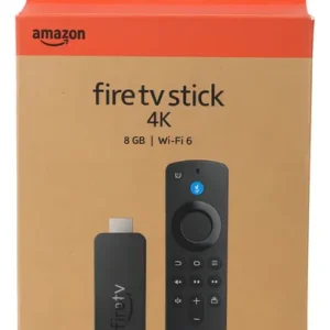 AMAZON FIRE TV 8GB 4K Wireless Streaming Media Device BLACK : Up to 4K UHD Video, 1 x HDMI Output (300039)