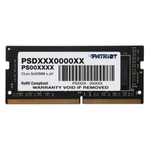 MEMORIA RAM PARA LAPTOP 32GB PATRIOT PSD432G32002S SL DDR4 3200MHZ CL22 1.2V