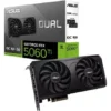 TARJETA DE VIDEO ASUS DUAL-RTX5060TI-O16G-EVO GDDR7 OC EDITION 2602MHZ NEGRO