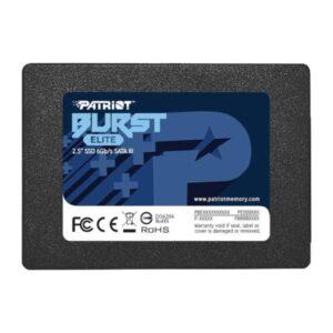 HD INTERNO SOLIDO 480GB PATRIOT BURST ELITE 2.5 PULG SATA III 450MB/S / 320MB/S PBE480GS25SSDR NEGRO