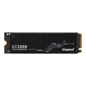 HD INTERNO SOLIDO 512GB KINGSTON KC3000 M.2 2280 PCIE 4.0 NVME 7000MB/S / 3900MB/S SKC3000S/512G NEGRO
