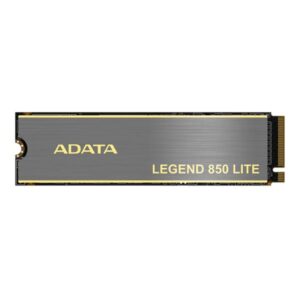 HD INTERNO SOLIDO 500GB ADATA LEGEND LITE 850 M.2 2280 PCIE GEN4 X4 NVME 5000MB/S / 4200MB/S ALEG-850L-500GCS NEGRO