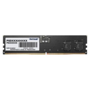 MEMORIA RAM PC 16GB PATRIOT PSD516G520081 SL DDR5 5200 MHZ CL42 1.1 V SIGNATURE NEGRO DIMM 288 PINES NEGRO